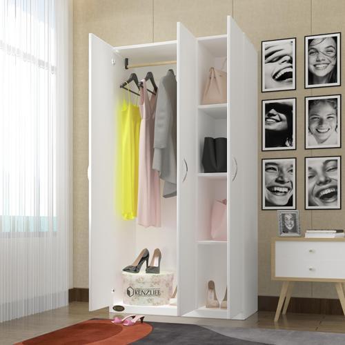 gardırop 3 kapılı ballıbaba 180*120*52 byz XLARGE kapaklı gardolap dolap ofis