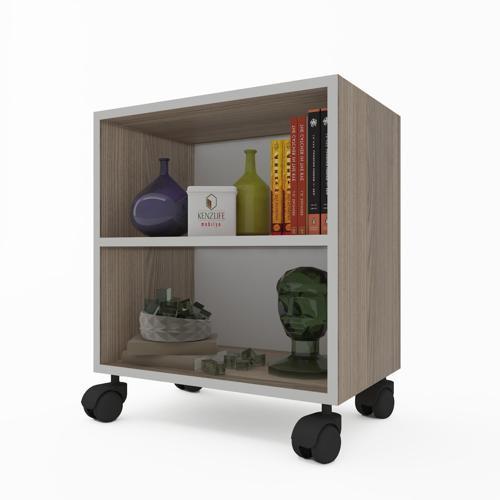 kitaplık beril 048*040*020 crd tekerlekli mutfak dolabı banyo ofis ayakkabılık kiler