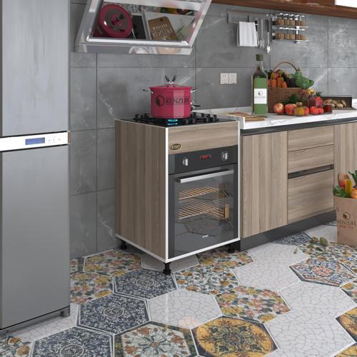 ankastre modülü kabini şirpençe crd 85*60*56 fırın ocak dolabı ayarlı ayaklı üstten