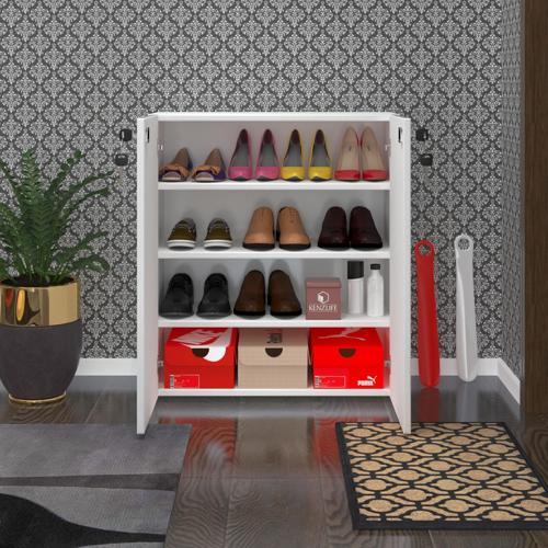 ayakkabılık ayakkabı dolabı kilitli be real byz 080*70*32 kapaklı arkalıklı ofis dolabı