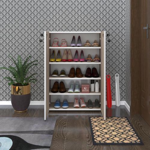 ayakkabılık ayakkabı dolabı kilitli be real crd 100*70*32 kapaklı arkalıklı ofis dolabı