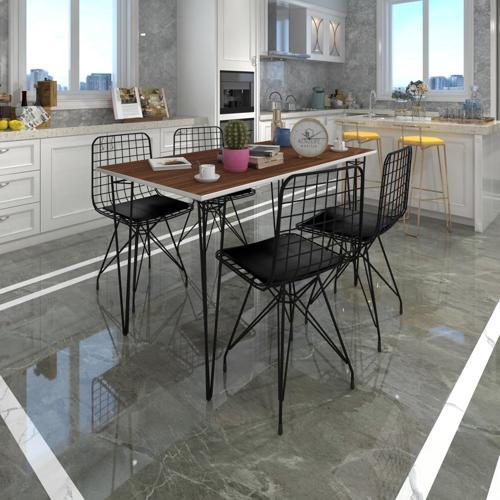 Knsz masa sandalye takımı hem75mazlum cvzsyh 100*070 4 sandalye syhsyh