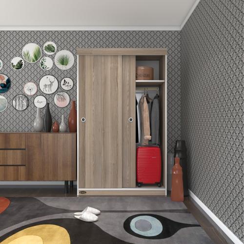 gardırop sürgülü kapaklı kapılı karanfil110 crd gardolap dolap