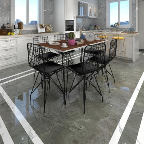 Knsz masa sandalye takımı hem75mazlum cvzsyh 130*070 6 sandalye syhsyh