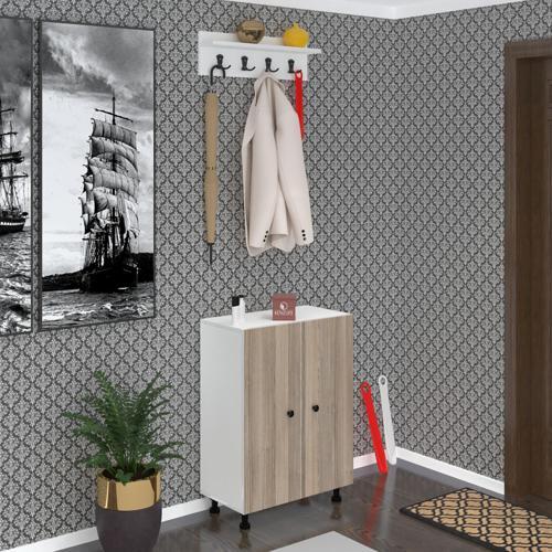 portmanto ayakkabılık ve askılık kalçın5 crdbyz 83*060*32 onbeş çift ayakkabı kapasitesi