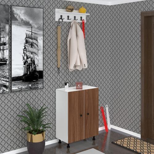 portmanto ayakkabılık ve askılık kalçın5 cvzbyz 83*060*32 onbeş çift ayakkabı kapasitesi