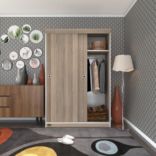 gardırop sürgülü kapaklı kapılı karanfil120 crd gardolap dolap