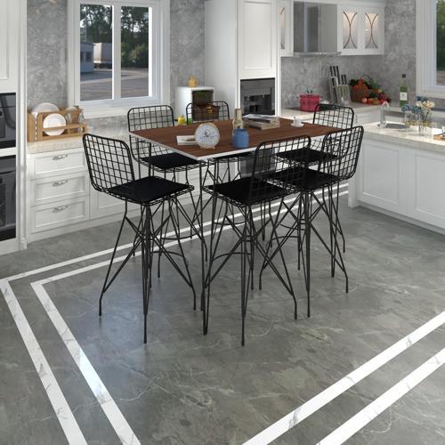 Knsz masa sandalye takımı hem105zengin cvzsyh 130*090 6 sandalye syhsyh