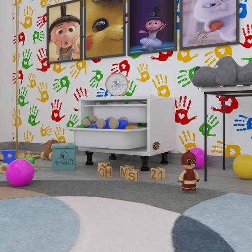 sepetli mutfak dolabı ruberu byz 038x45x30 banyo oyuncak çamaşır beyaz 2 li sepet