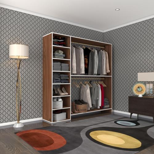 giysi dolabı abdurrahman 180*180*40 cvz gardırop