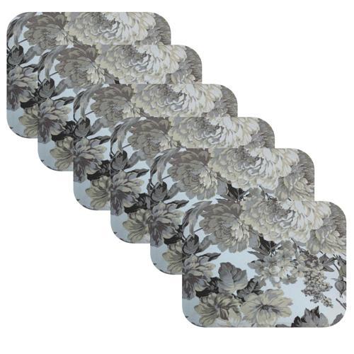 Knsz oturma minderi 6 lı artis&mutlu çiçek gri kumaş tel bar taburesi sandalyesi için