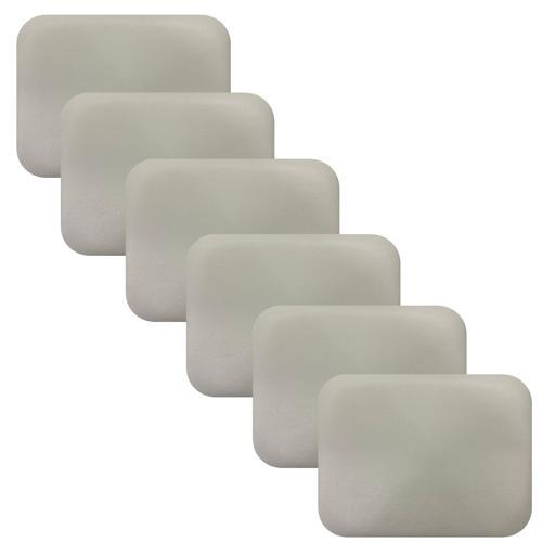 Knsz oturma minderi 6 lı mazlum byz suni deri tel sandalyesi oturma yeri için