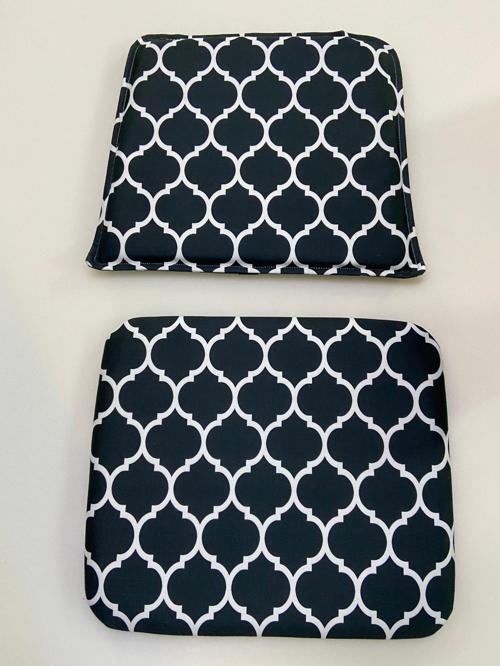 Knsz minder seti 1 li mazlum viona kumaş oturma ve sırt tel sandalyesi minderi bir arada