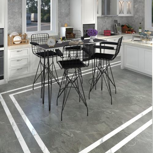 Knsz masa sandalye takımı hem105zengin grisyh 140*040 4 sandalye syhsyh kolçaklı