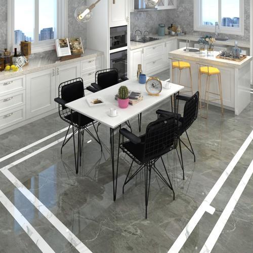 Knsz masa sandalye takımı hem75mazlum byzsyh 100*070 klçsm 4 sandalye syhsyh kolçaklı sırt minderli