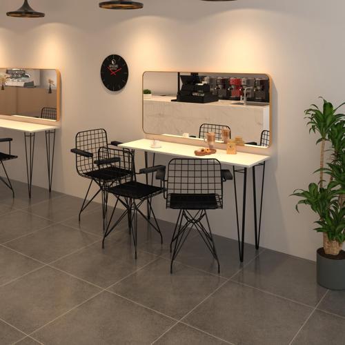 Knsz masa sandalye takımı hem75mazlum byzsyh 120*040 klç 3 sandalye syhsyh kolçaklı