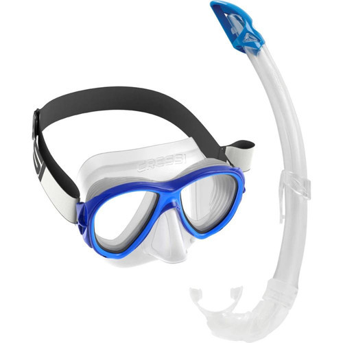 Samoa Maske - Mexico Şnorkel Set CLEAR/BLUE