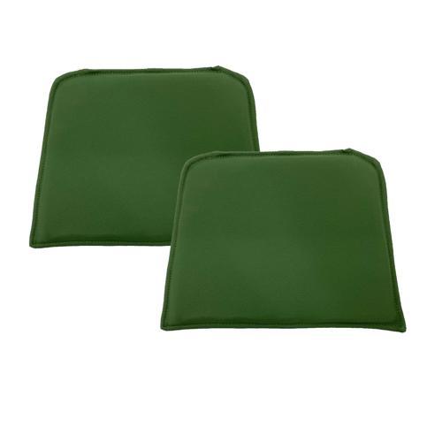 Knsz sırt minderi 2 li mazlum yşl suni deri cırtlı tel sandalyesi sırtı için