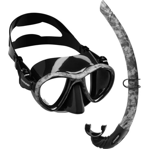 Metis Maske - Corsica Şnorkel Set BLACK CAMO