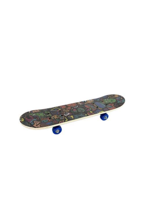 F-Sports 60cm Zımparalı Ahşap Tahta Kaykay – Orta Boy FR37739