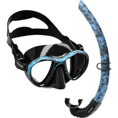 Metis Maske - Corsica Şnorkel Set BLUE CAMO