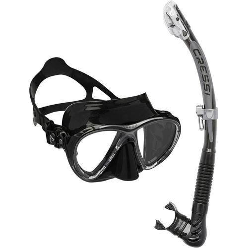 Big Eyes Evolution Maske Alpha Ultra Dry Şnorkel Seti BLACK/BLACK