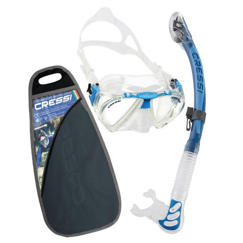 Penta - Alpha Maske Şnorkel Set CLEAR - BLUE