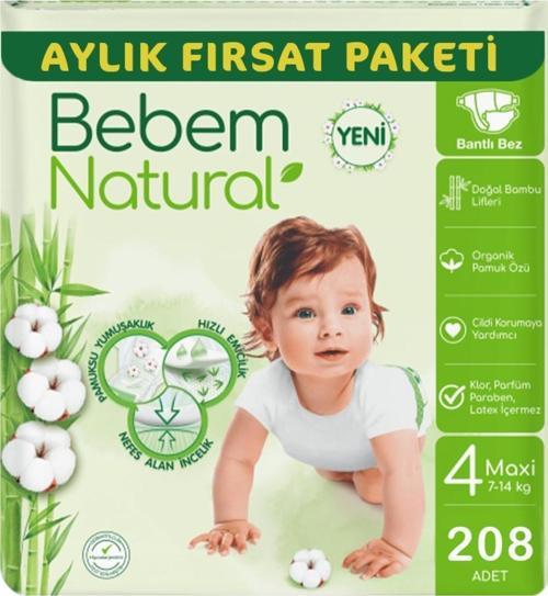 Bebek Bezi Ultra Fırsat Paketi Maxi 4 No 104 x 2 A