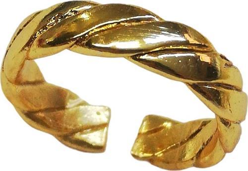 Kadın Altın Renk Kalın Burgu Yüzük - 405