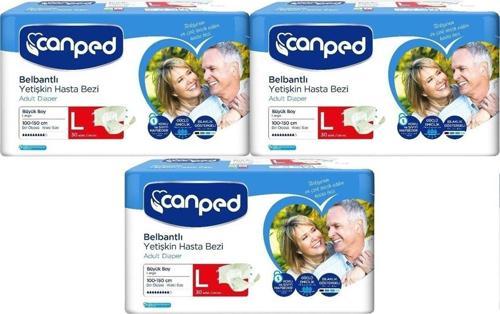 Hasta Bezi Yetişkin Bel Bantlı Polietilen L-büyük Boy 90 Adet