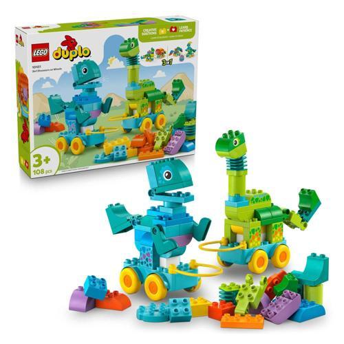 Duplo 3 ü 1 Arada Tekerlekli Dinozorlar 10451