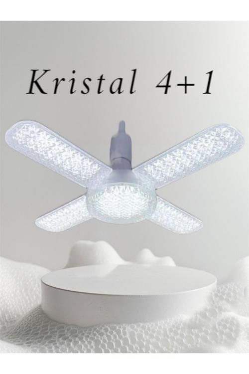 40 Wat 3300 Lumen 4 Kollu Katlanır Pervane Led Ampül Tasarruflu 40Wat Kanatlı Led Csr-50