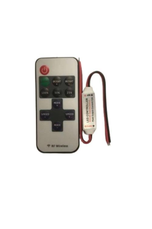 Rf Uzaktan Kumandalı Şerit Led Dimmer Led Işık Kontrolü 12V/24V