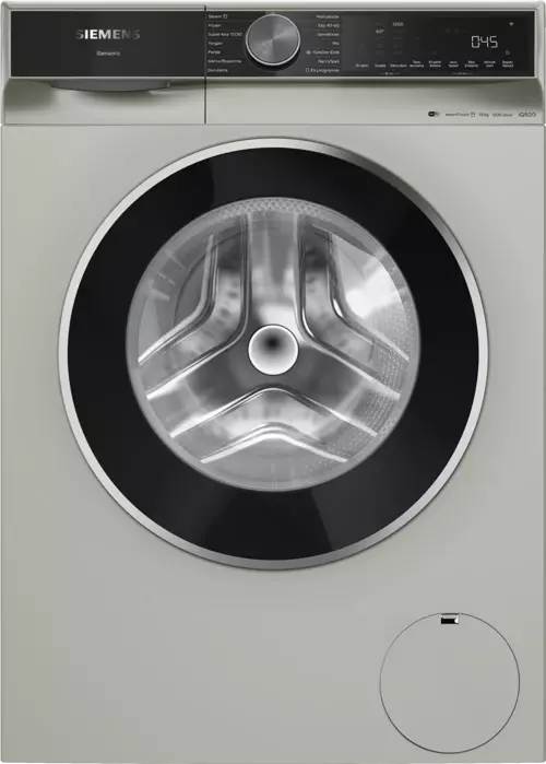 WG52K2ZXTR iQ500 Çamaşır Makinesi 10 kg 1200 dev./dak., Gümüş