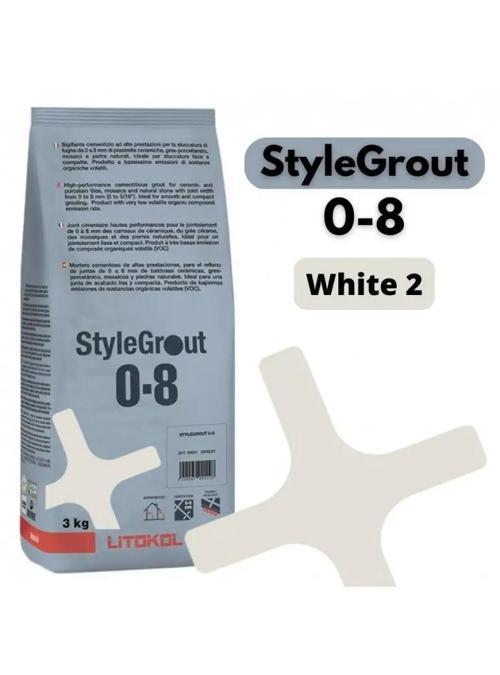 STYLEGROUT 0-8 WHITE 2 DERZ DOLGU 3 KG
