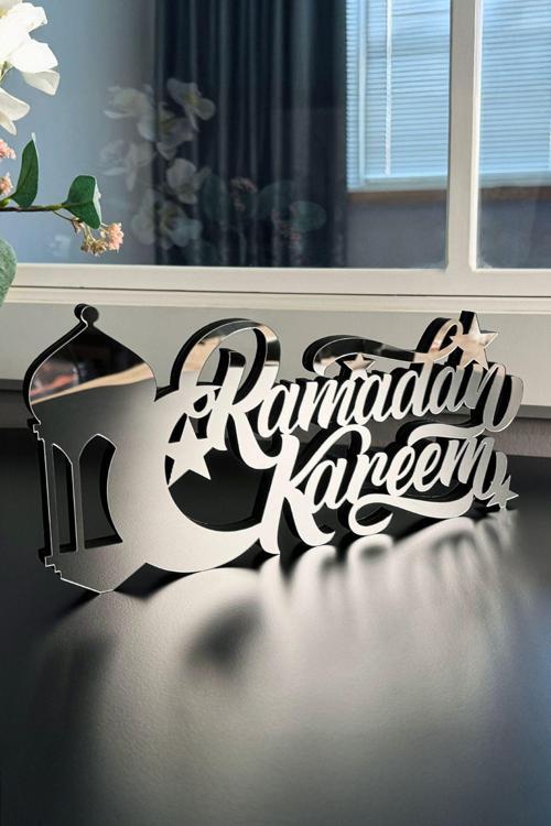 Ramazan Kareem Latin Kümbetiçi Tasarım Çerçeve Dekor - - İslami Duvar Sanatı Ev Ofis Cami Dekoru