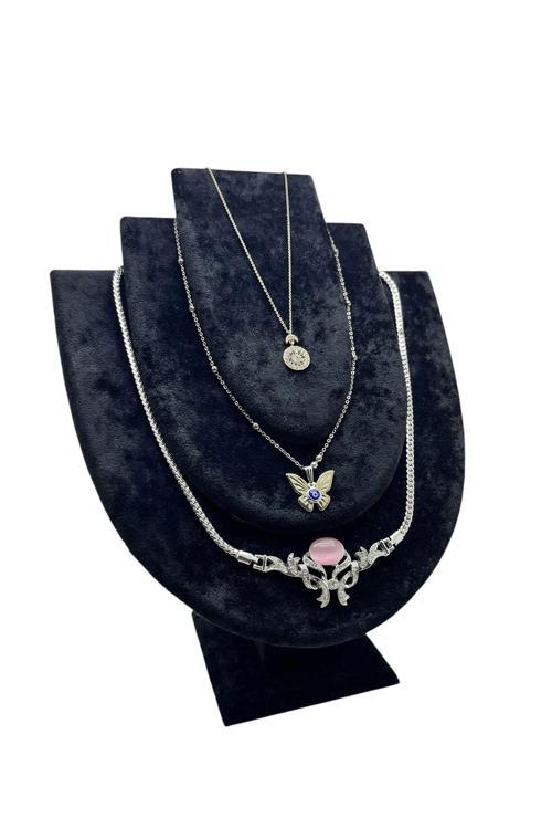 Ahşap Model Anfora Kumaş Siyah Renk 25 Cm Kolye Takı Sergileme Mankeni