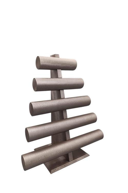 Lüx Imera Deri Kumaş Bronz Renk Boy 45 Cm En 38 Cm 5'Li T Model Bilezik Sergileme