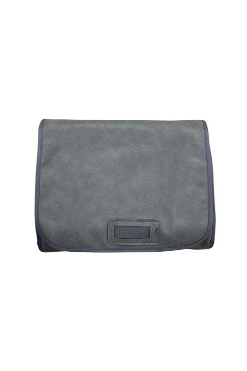 Deri Kumaş Gri Renk 84 / 28 Cm Bileklik Sergileme Seyahat Çantası