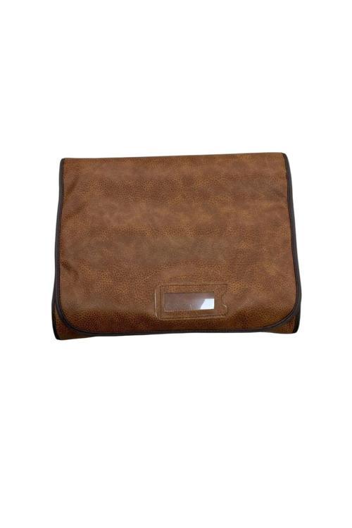 Deri Kumaş Kahve Renk 84 / 28 Cm Bileklik Sergileme Seyahat Çantası