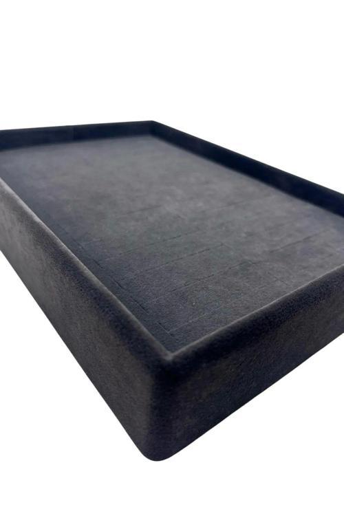 Süet Kumaş Yeşil Renk 22/14 Cm Batırmalı Bileklik Kelepçe Tablası