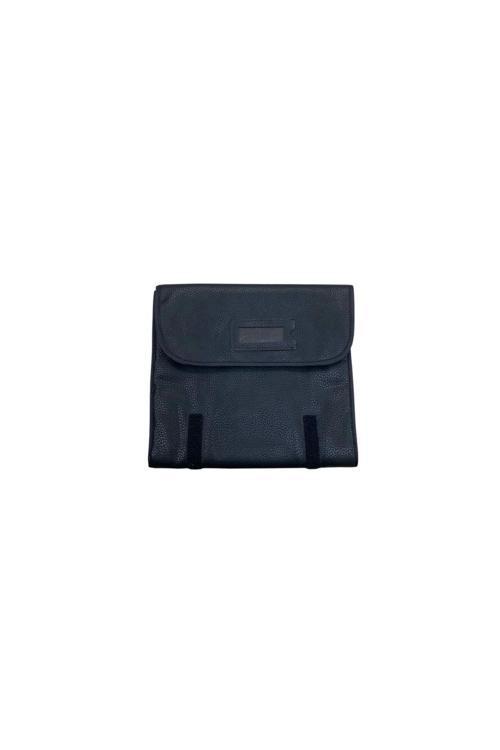 Deri Kumaş Siyah Renk 64 / 25 Cm Küpe Sergileme Seyahat Çantası