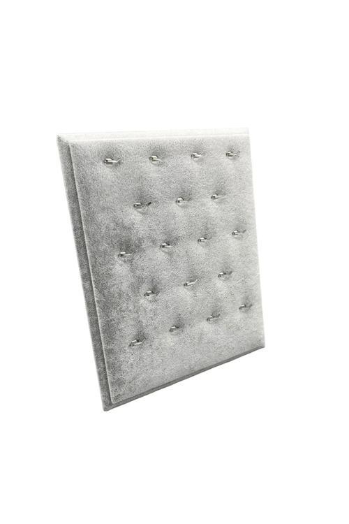 Süet Kumaş Gri Renk 20/16 Cm Ayaklı Kolye Sergileme Standı