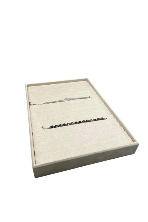 Sardunya Kumaş Krem Renk Boy 34 Cm En 24 Cm Bileklik