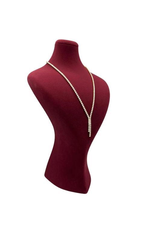 Yerli Üretim Süet Kumaş Lidya Manken Bordo Renk 34/20 Cm Kolye Gerdanlık Takı Sergileme Mankeni