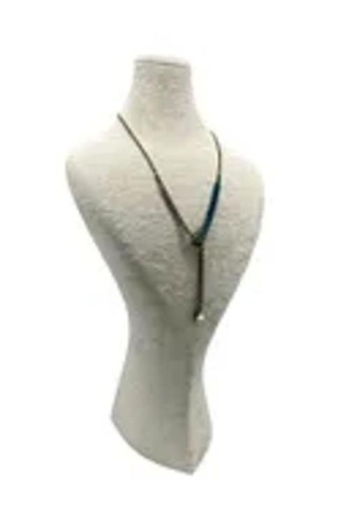 Süet Kumaş Lidya Manken Krem Renk 42/20 Cm Kolye Gerdanlık Takı Sergileme Mankeni
