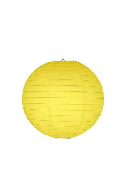Sarı Kağıt Fener 20 cm