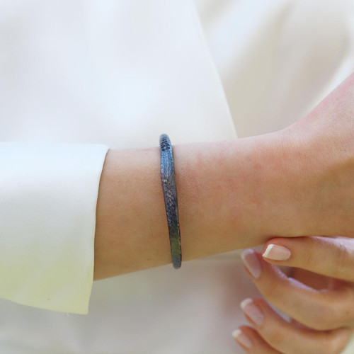 Dövme Elişi Gümüş Kelepçe