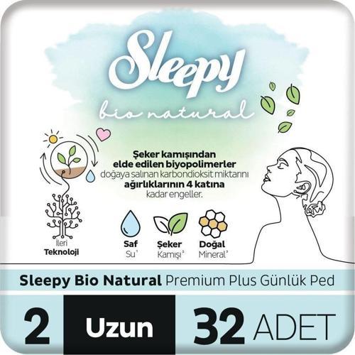 Bio Natural Premium Plus Günlük Ped Uzun 32 Adet Ped