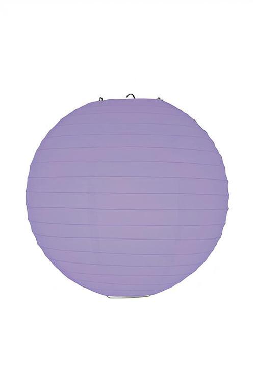 Mor Kağıt Fener 30 cm